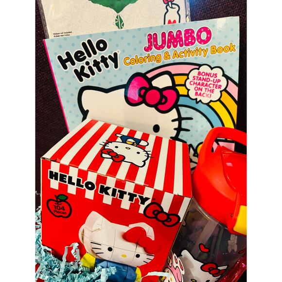 Hello Kitty Easter bundle with Burlington friends throw 50 70 soft Keroppi plush - Picture 6 of 12